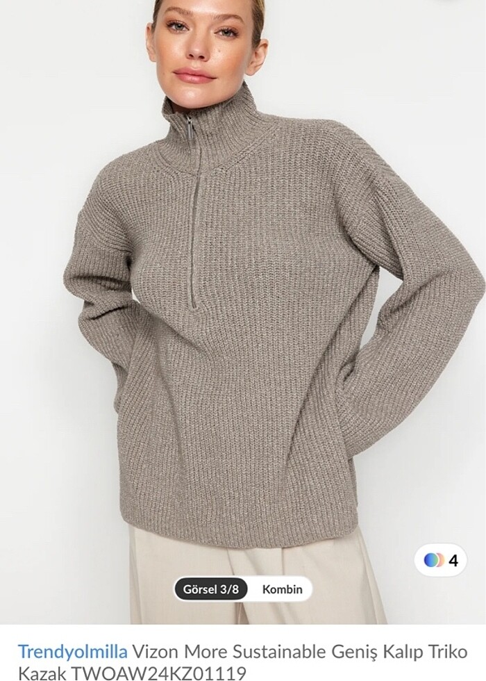 Trendyolmilla kazak - Görsel 2