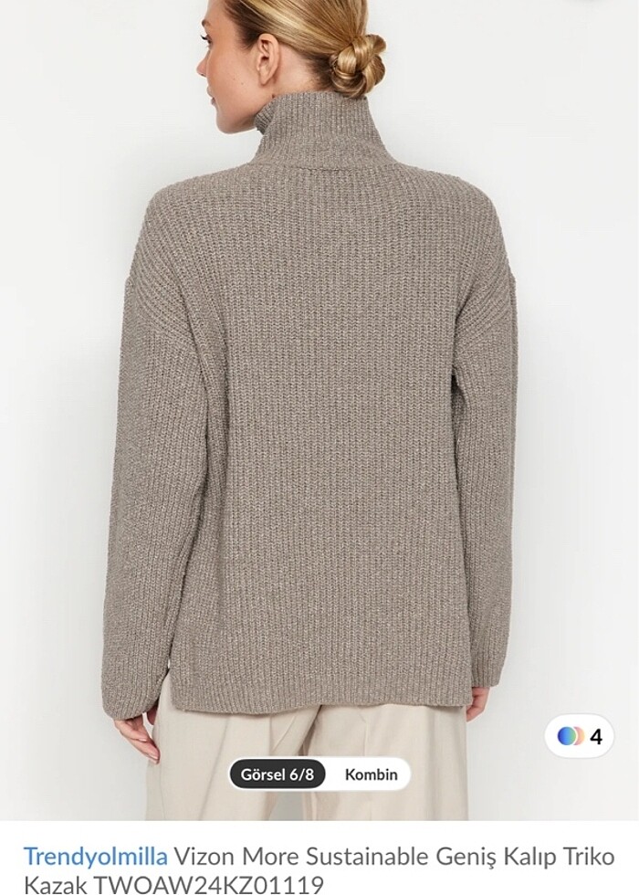 Trendyolmilla kazak - Görsel 4