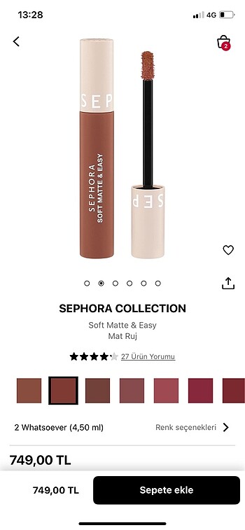 Sephora ruj