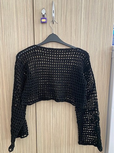 Zara DELİKLİ ÖRGÜ KAZAK