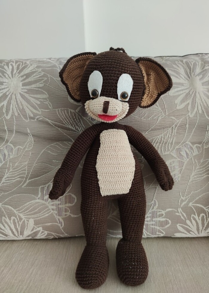 42cm amigurimi maymun - Görsel 4