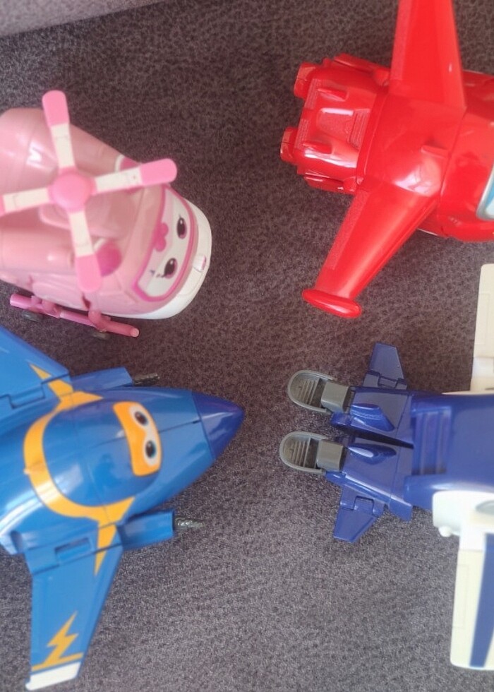 Harika Kanatlar oyuncak dönüşen oyuncak set 4 adet - Görsel 3