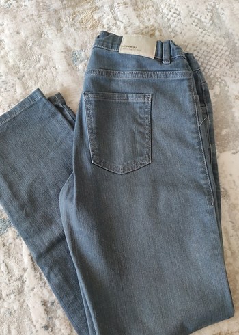 Gri Erkek Çocuk Kot Pantolon - Görsel 5