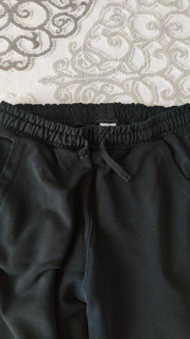 Erkek 2adet Siyah Rahat Kesim Eşofman Altı - Görsel 3