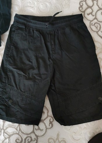 Minecraft Baskılı Siyah Erkek Tişört ve keten siyah şort - Görsel 4