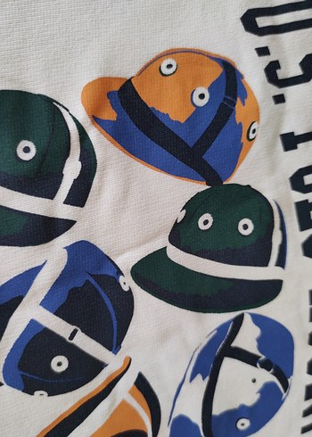 U.S. Polo Assn. Erkek Çocuk Baskılı Beyaz Sweatshirt - Görsel 2