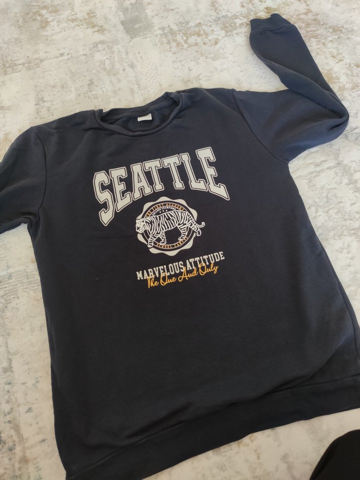 Erkek Çocuk2 adet Baskılı Sweatshirt - Görsel 2