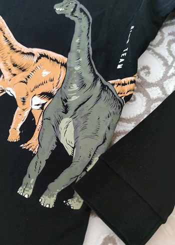 Erkek Çocuk Siyah Baskılı Sweatshirt - Görsel 3