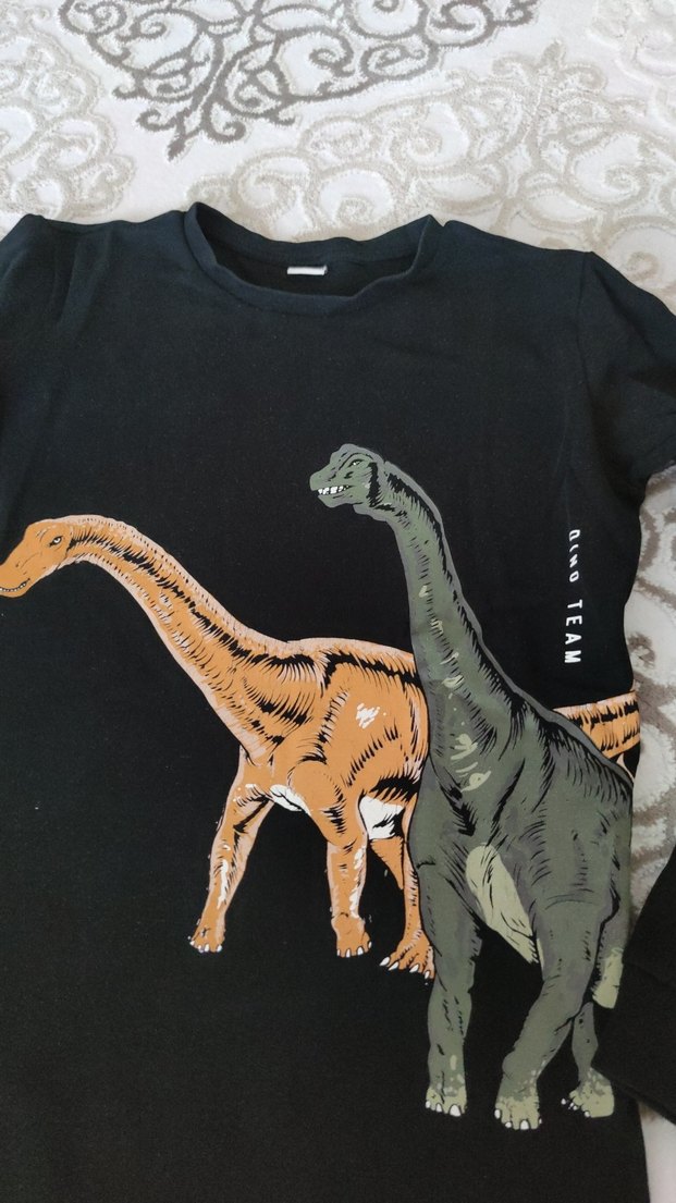 Erkek Çocuk Siyah Baskılı Sweatshirt - Görsel 2