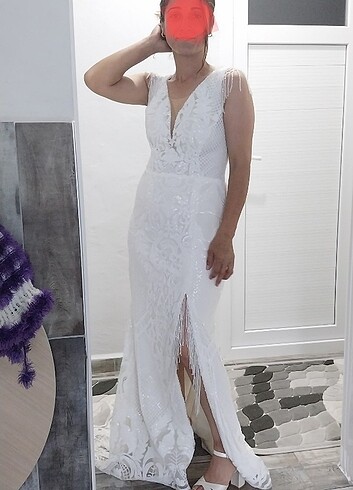 m Beden beyaz Renk Gelinlik nikah sünnet annesi