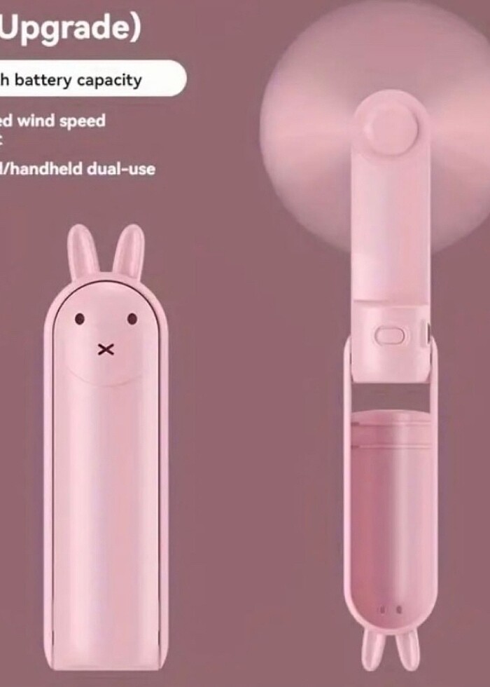 mini taşınabilir/masaya konulabilir fan - Görsel 2