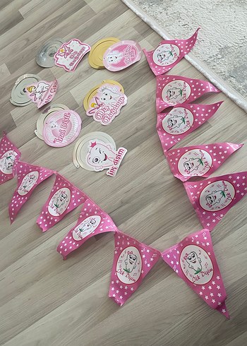 Pembe Diş Buğdayı Parti Süsleri - Görsel 3