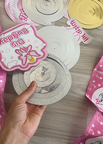 Pembe Diş Buğdayı Parti Süsleri - Görsel 8