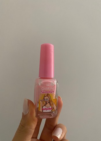 Pastel Pembe Gabrini Yaz Oje