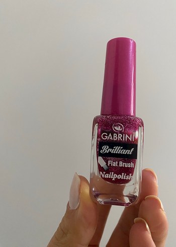 GABRINI Parlak simli Pembe Oje