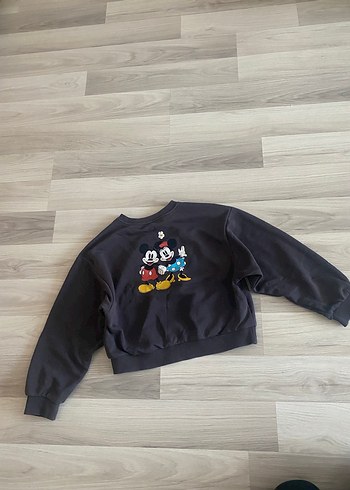 Mickey Baskılı kız çocuk Sweatshirt - Görsel 2
