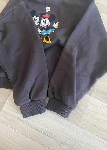 Mickey Baskılı kız çocuk Sweatshirt - Görsel 4