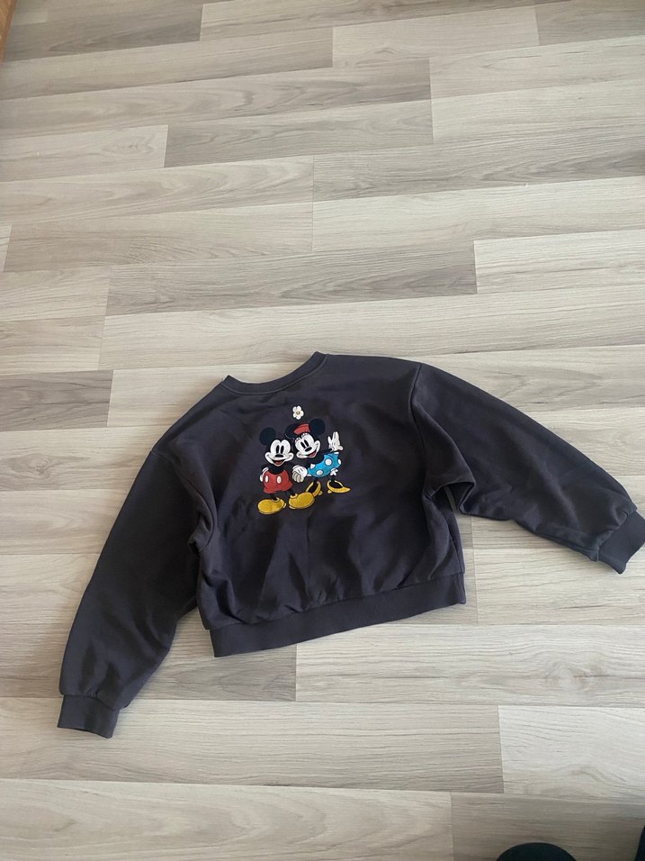 Mickey Baskılı kız çocuk Sweatshirt - Görsel 2