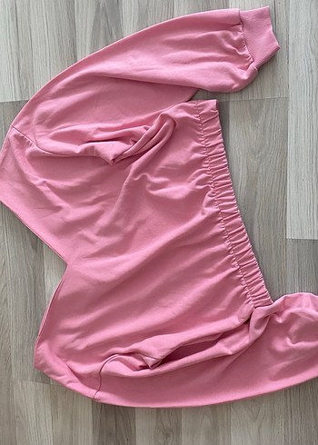 Pembe bayan sweatshirt - Görsel 2