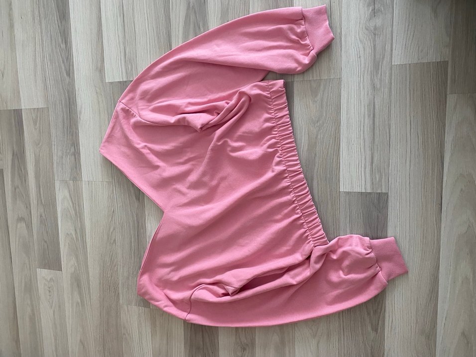 Pembe bayan sweatshirt - Görsel 2