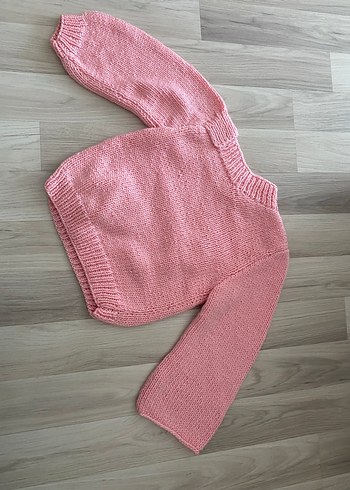 Pembe  kız çocuk kazak - Görsel 5