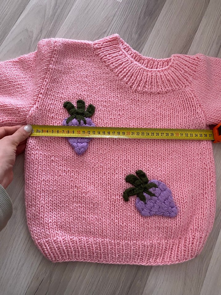 Pembe  kız çocuk kazak - Görsel 4