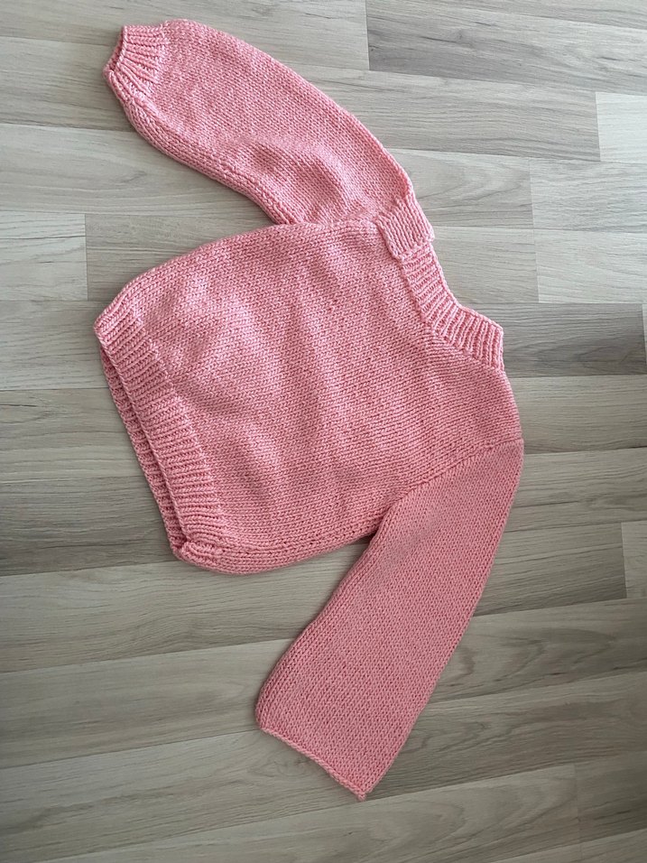 Pembe  kız çocuk kazak - Görsel 5