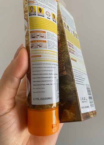 24K Altın Onarıcı Soyulabilir Maske - Görsel 3