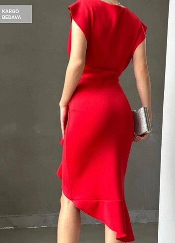xxl Beden kırmızı Renk Kırmızı abiye elbise