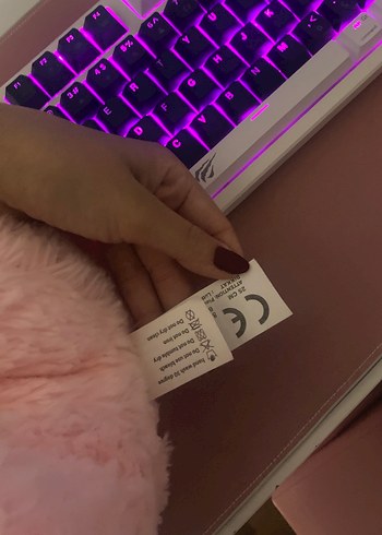 Beden Pastel Pembe Peluş Ayıcık