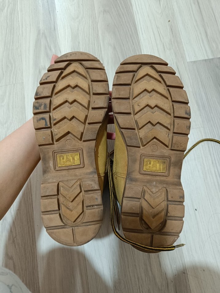 CAT Kahverengi Süet Kadın Bot - Görsel 3