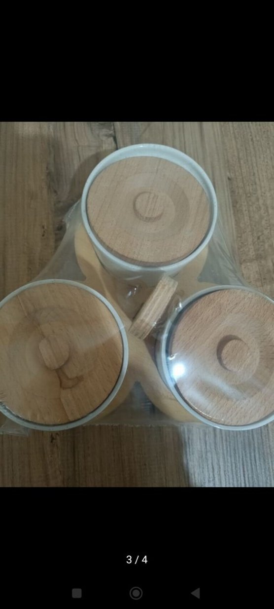 Ahşap Kapaklı Beyaz Mutfak Baharat Seti - Görsel 2