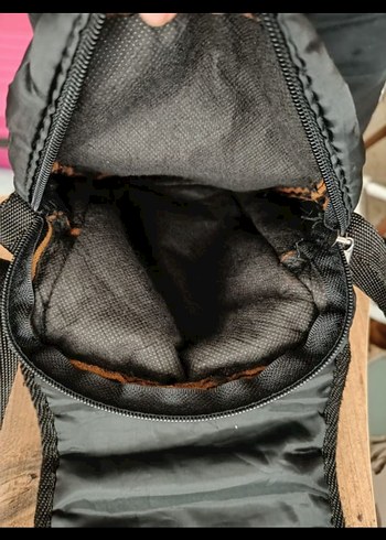 Siyah Fermuarlı Kadın Çapraz Çanta - Görsel 2