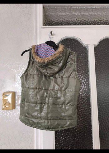 Kapüşonlu Kadın Yelek - Görsel 2