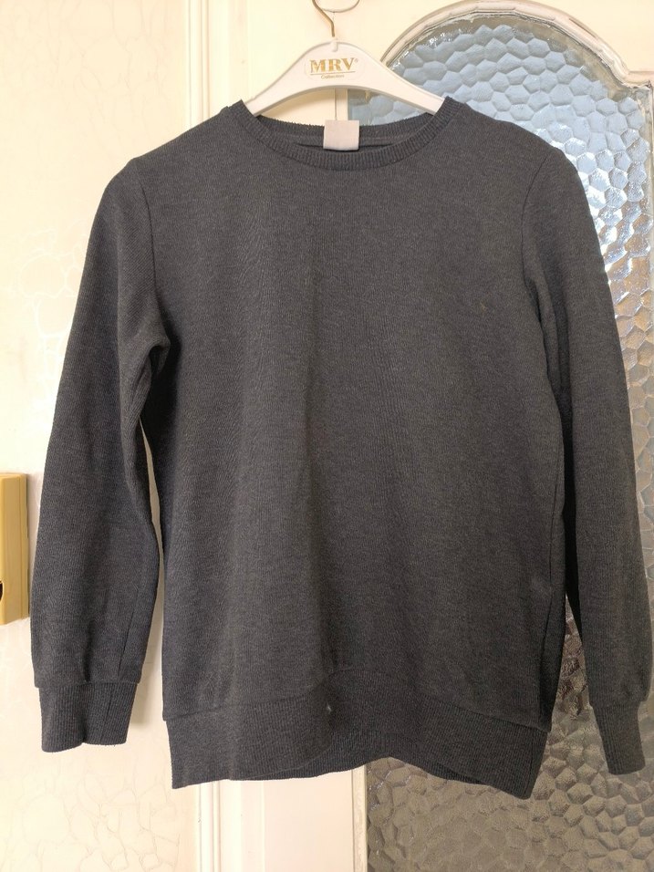 Gri Erkek Çocuk Sweatshirt - Görsel 2