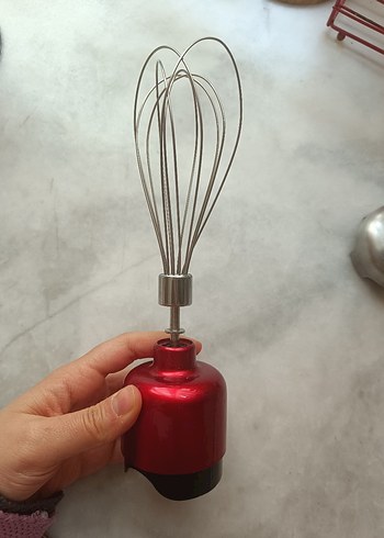 Kırmızı Renkli Blender ve Doğrayıcı - Görsel 7