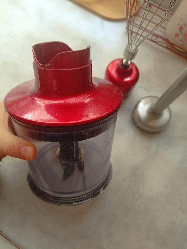 Kırmızı Renkli Blender ve Doğrayıcı - Görsel 2