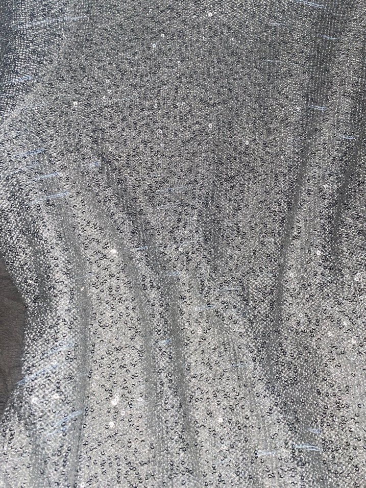 Gri Payetli Uzun Kollu Bluz - Görsel 2