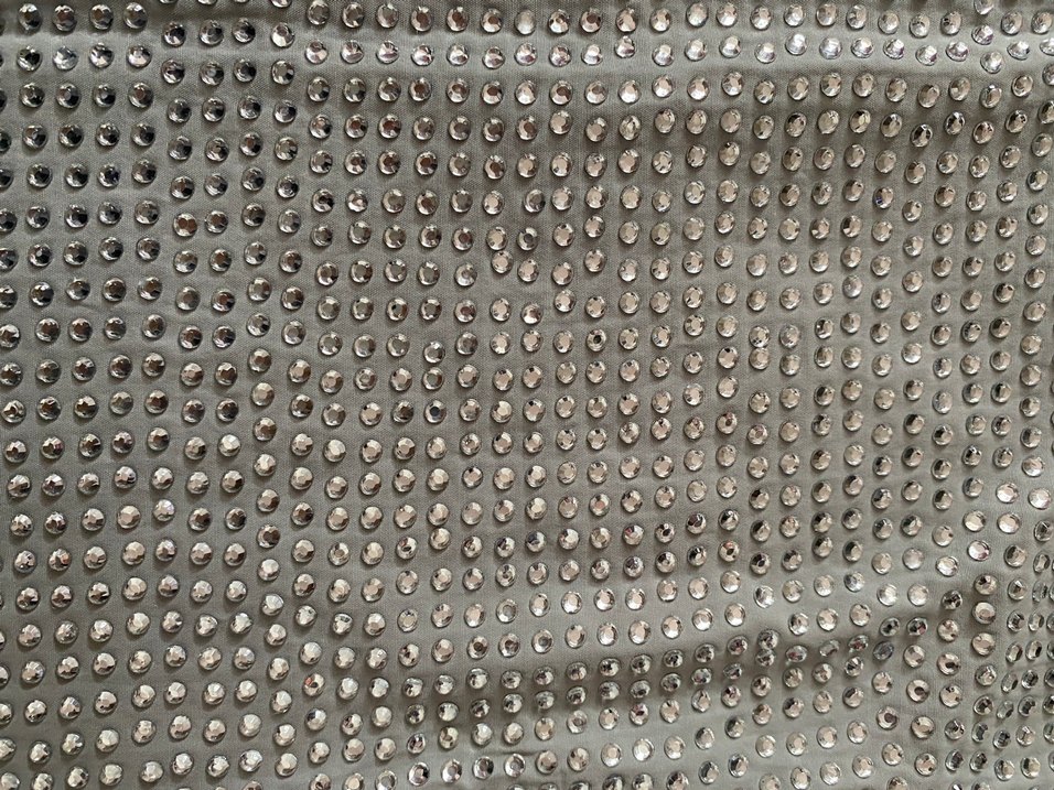 Gri Payetli Nakışlı Kadın Midi Etek - Görsel 2