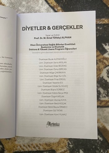 Diyetler & Gerçekler - Prof. Dr. M. Emel Tüfekçi Alphan - Görsel 2