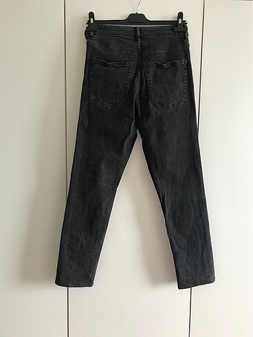 40 Beden H&M denim jean siyah yuksek bel skinny