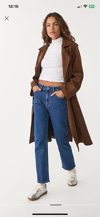 Stradivarius Stradivarius 1465 Slim Mom Jean