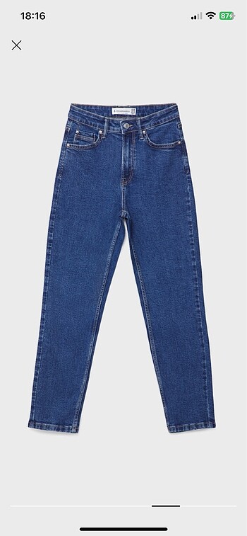 32 Beden Stradivarius 1465 Slim Mom Jean