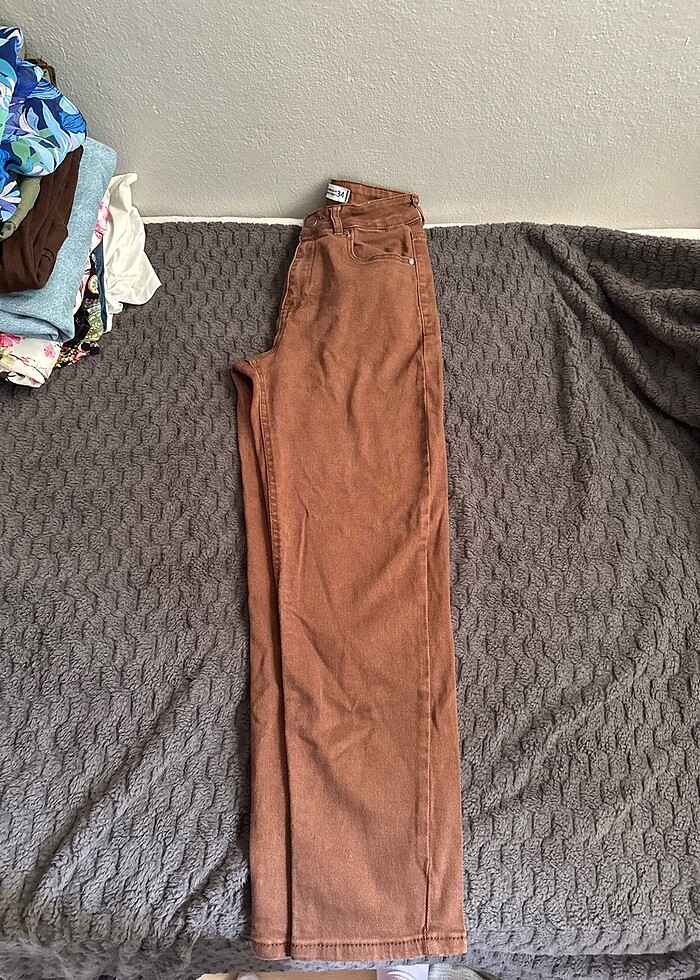 Kahverengi havuç pantolon - Görsel 2