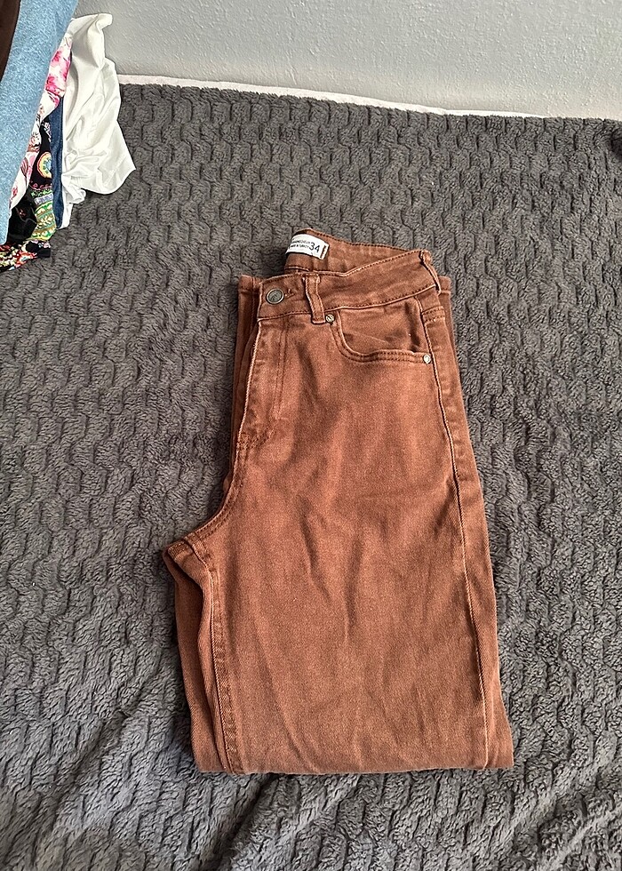 Kahverengi havuç pantolon - Görsel 4