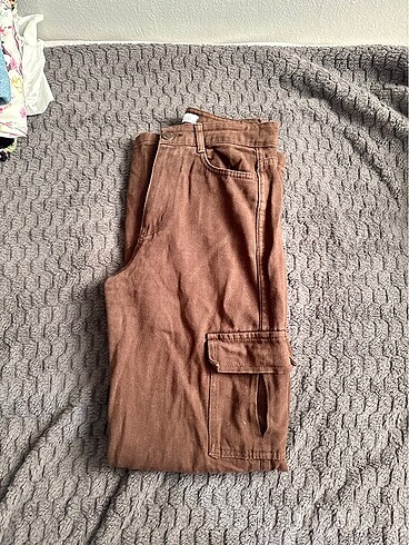 Kargo kahverengi pantolon - Görsel 2