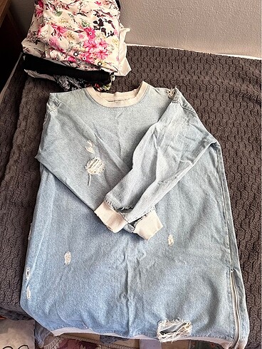 Mini kot elbise - Görsel 2