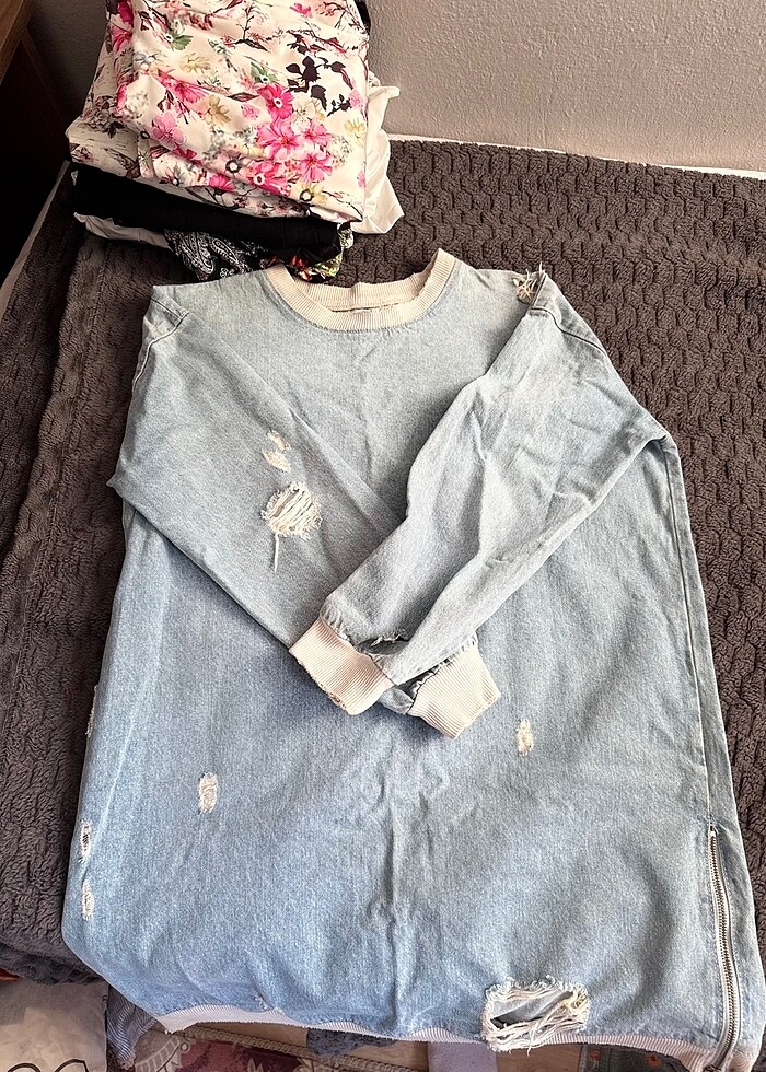 Mini kot elbise - Görsel 2