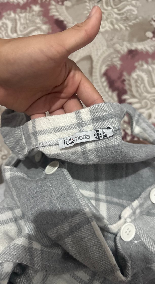 Gri Ekose Mutfak Önlüğü - Görsel 3