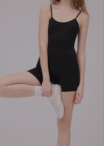 İnce Askılı Siyah Kadın Monokini - Görsel 2